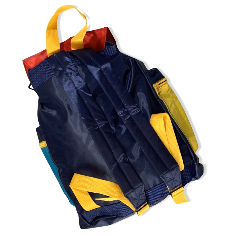 Retro Parti-colour Backpack Waterproof - Picture 2 of 4